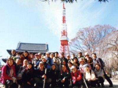 ◆増上寺境内での集合写真◆