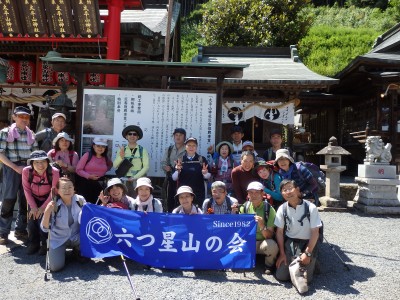 ◆太平山神社で集合写真◆