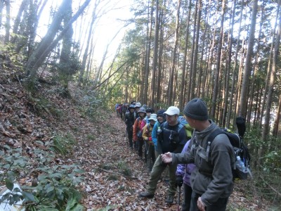◆能岳に向かう途中で休憩◆
