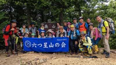 ◆蕨山展望台で集合写真◆